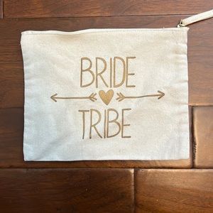 Canvas Bride Tribe Cosmetic Bag